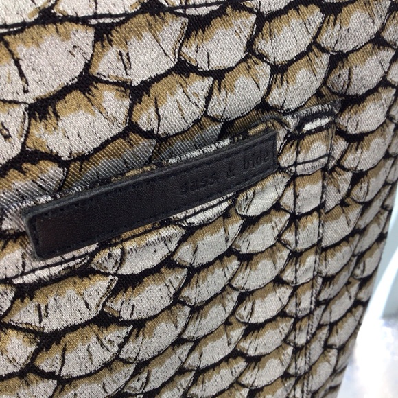 Sass & Bide Sing Brother Exotic Print Skinny Jeans Designed in Australia - Picture 2 of 8